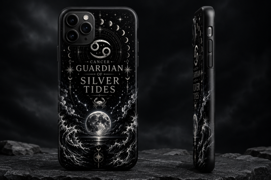 Cancer Celestial Ocean Case – Guardian of Silver Tides