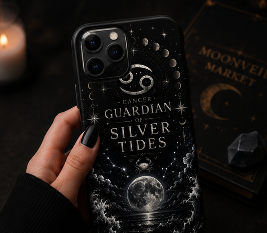 Cancer Celestial Ocean Case – Guardian of Silver Tides
